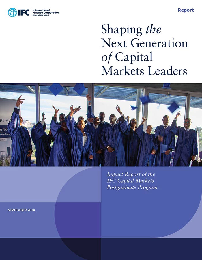 Report cover: Shaping the Next Generation of Capital Markets Leaders